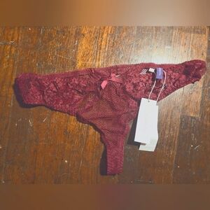 Wine/maroon thong